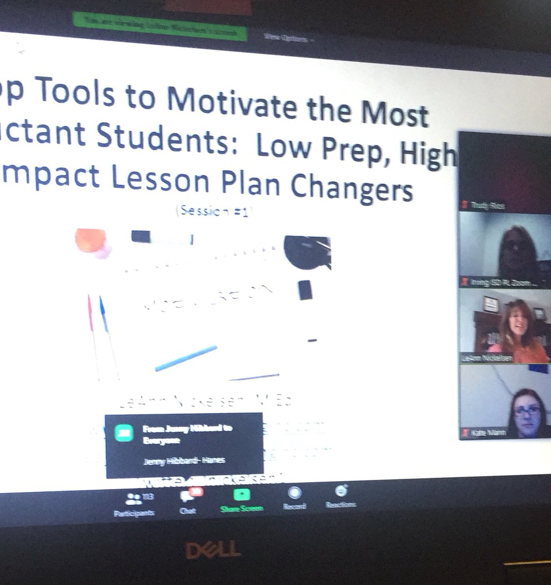 MrsRios5's tweet photo. Ready to start day 2 of L2I 😀 #IrvingLearns #GameChangers https://t.co/S3Sx3AuJUF