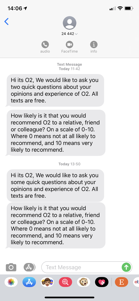 chaloner_andrew's tweet photo. @O2 been getting theses messages are the really from o2 or fake ? https://t.co/ybo2zfUssf