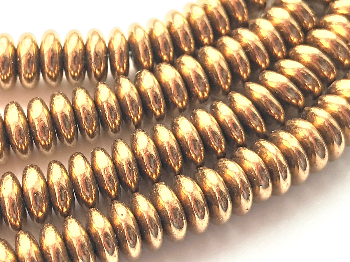 BeadService's tweet image. Bronze 6x2mm Saucer Rondelle Czech Glass Spacer Jewellery Bead by BeadService etsy.me/30sjgg8 via @Etsy