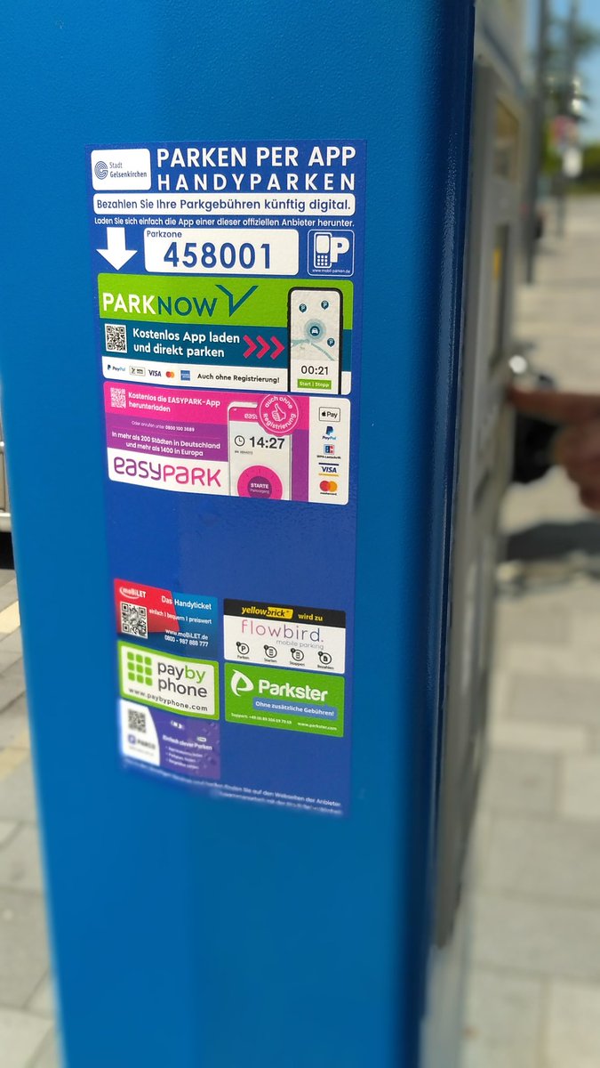 ...nie wieder Kleingeldsorgen beim Parken in der #vernetztestadt #Gelsenkirchen. Seit heute gibt's handyparken. App aussuchen > herunterladen > registrieren > that's it😜