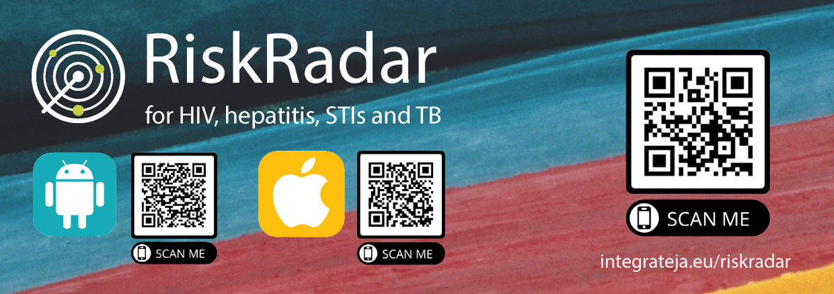 LILAMilano's tweet photo. RiskRadar, a brand new app on combination prevention for HIV and other STIs, is available in 4 languages: Croatian, English, Italian and Lithuanian. You can choose your language right after having downloaded the app!
Try the RiskRadar now ๐
#integrateja @LILAMilano https://t.co/ersndHiNXD
