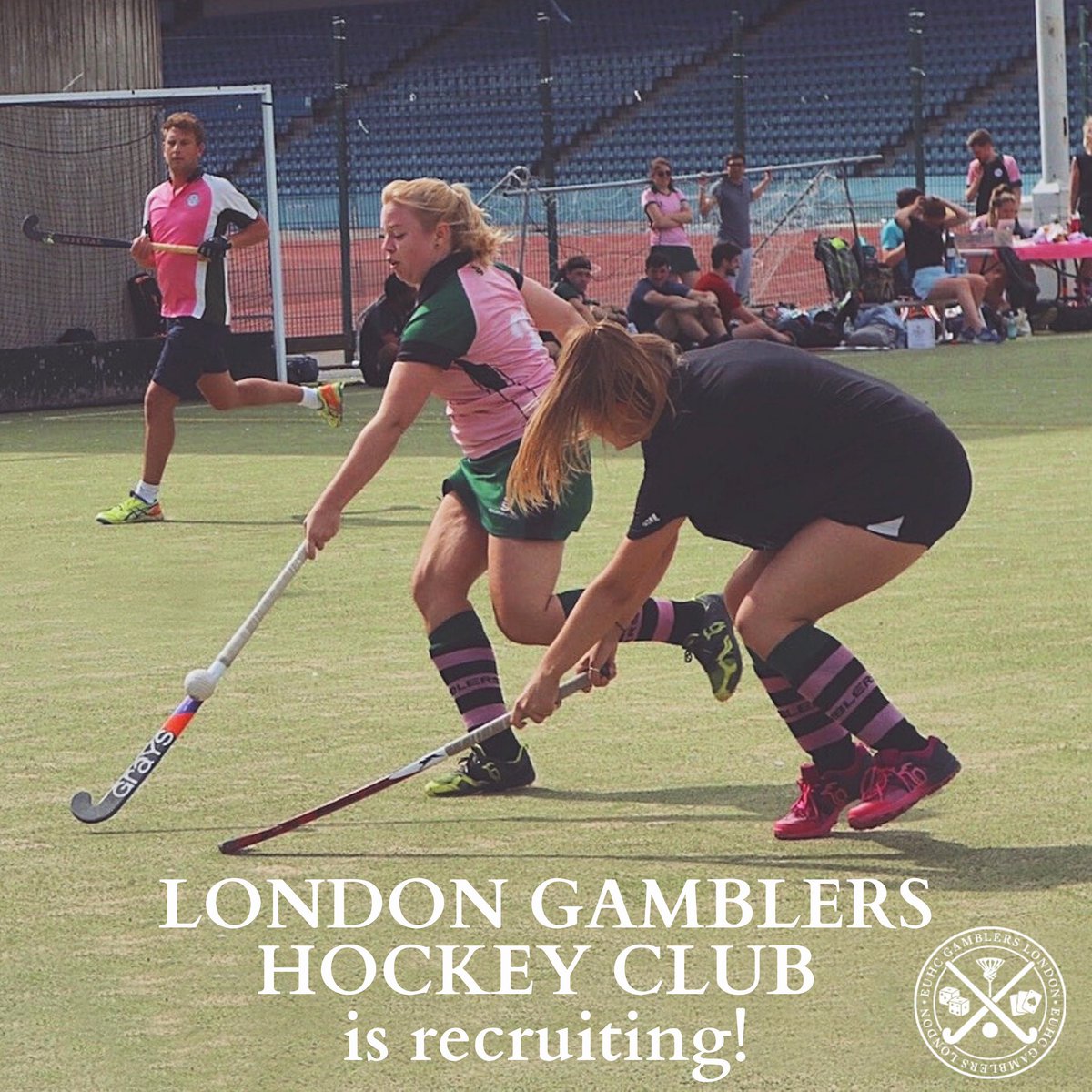 We are now recruiting for men’s and ladies’ teams for 2020/21! All abilities welcome - don’t miss out, sign now🏑🍾 londongamblers.co.uk/contact