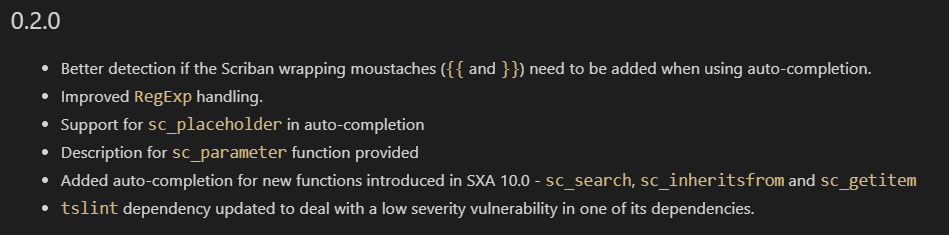 adamnaj's tweet photo. #Sitecore #SXA #Scriban extension for Visual Studio Code was just updated with SXA 10.0 compatibility and a few bugfixes.
#vscode https://t.co/Plwki2FnHL