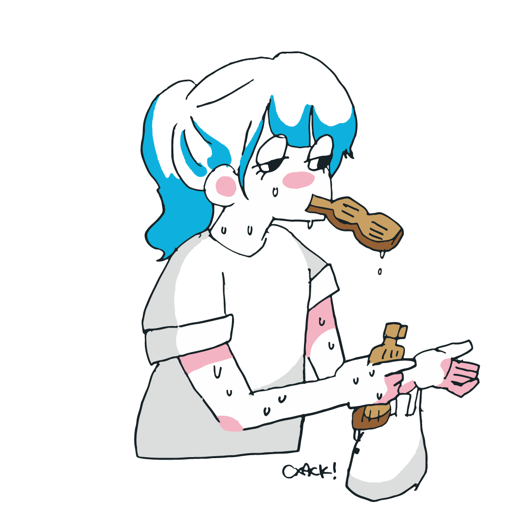 トキチアキ On Twitter パピコシェア あっっちいから暑さも半分こ Illustration イラスト パピコの日 Cxack