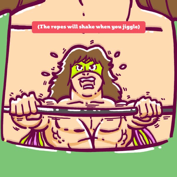 DearFutureGF's tweet photo. Today’s comics is about wrestling, and chest tats. Enjoy.

#dearfuturegirlfriend #futuregirlfriend #girlfriend #relationships #cartoon #comic #illustration #humor #funnies #ultimatewarrior #wwe #wwf #wrestling #chesttattoo #tattoo https://t.co/JqyzIFWrC8