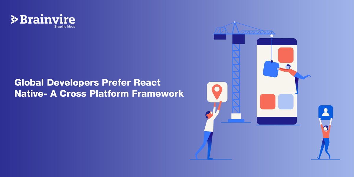 BrainvireCanada's tweet image. Global developers utilize react-native -one of the most renowned frameworks to develop mobile apps. With this, developers can manage to work with this framework. Know more > bit.ly/2PoXgfA
#globaldevelopers #reactnativeframework #mobileapps