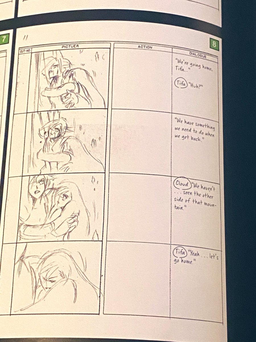 Based on the original storyboard of FF7OG
I hope they will use this dialogue in remake: 