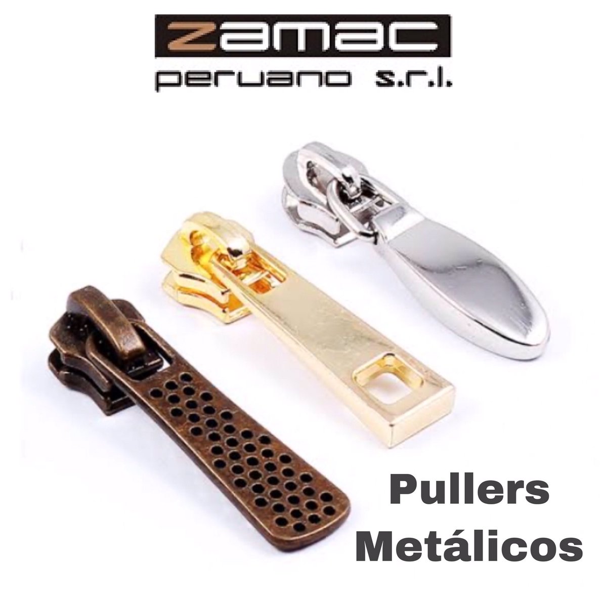 SrlZamac's tweet photo. Jaladores para cierres # jaladores #tiradores #pullers #cierres #zamak #zamac #madeinperu https://t.co/OeLDrP6AuW