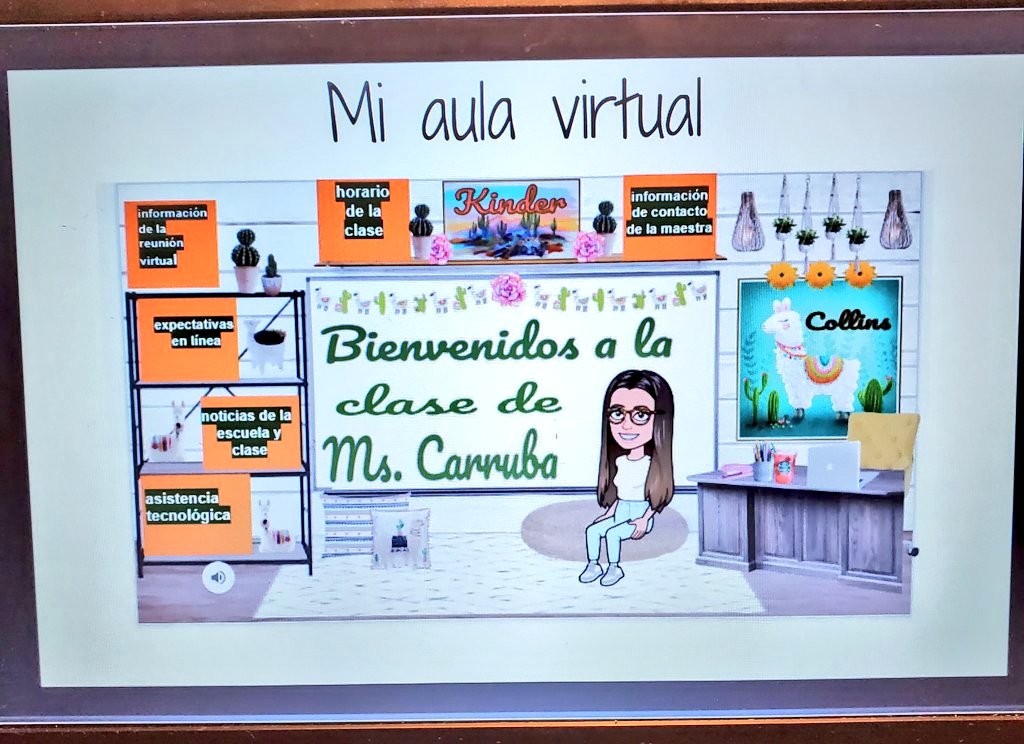 CarrubaClass's tweet photo. My virtual and at home classroom set up is kinder ready! @ExplorersCol #virtuallearning #Kindergarten #teaching #alief #Collins #BackToSchool #CollinsTribe https://t.co/hFb2DtROlA