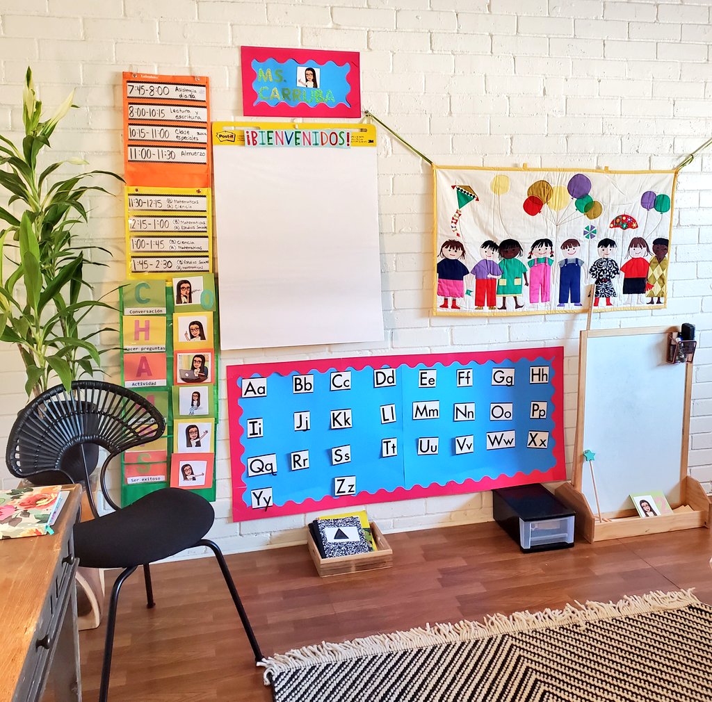 CarrubaClass's tweet photo. My virtual and at home classroom set up is kinder ready! @ExplorersCol #virtuallearning #Kindergarten #teaching #alief #Collins #BackToSchool #CollinsTribe https://t.co/hFb2DtROlA