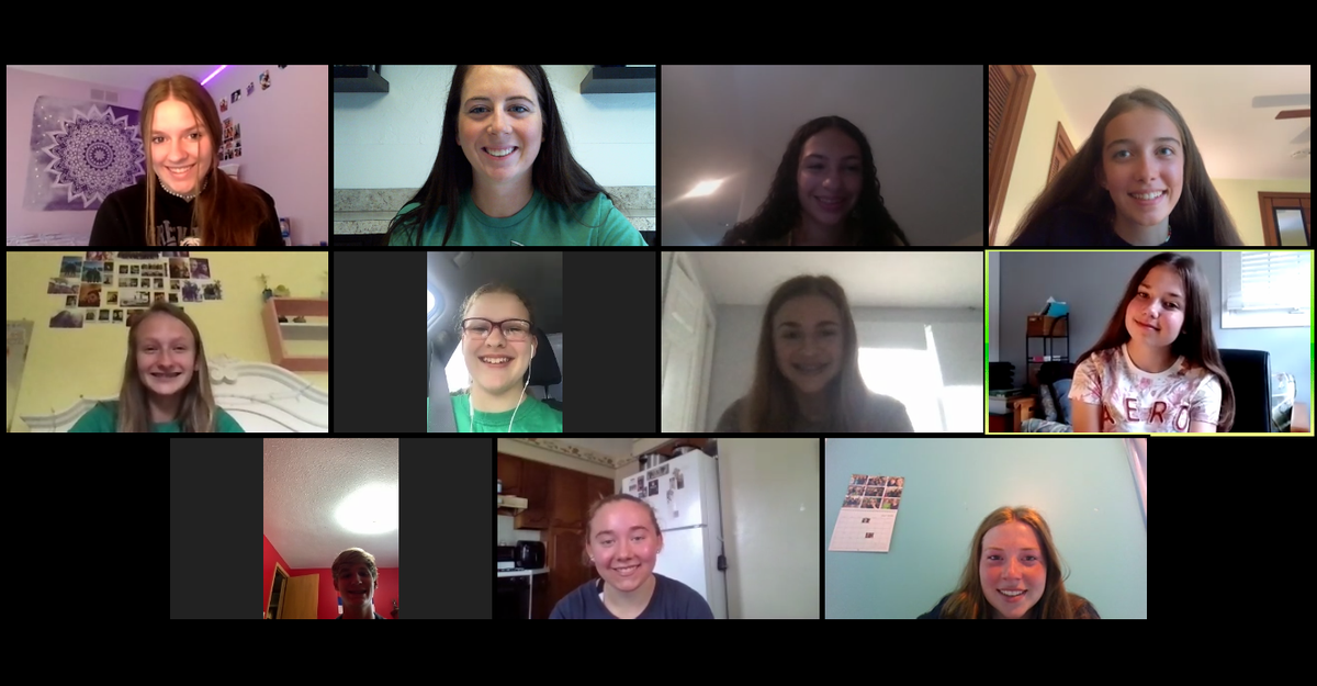 HNGreenwave's tweet photo. On Sunday, @HNAdmissions hosted the first-ever virtual FroshFest for our incoming Class of 2024! They introduced themselves, met a few teachers and upperclassmen, and played games to win prizes. We are excited to have these freshmen join the Holy Name family in just a few weeks! https://t.co/4pSX6fr66j