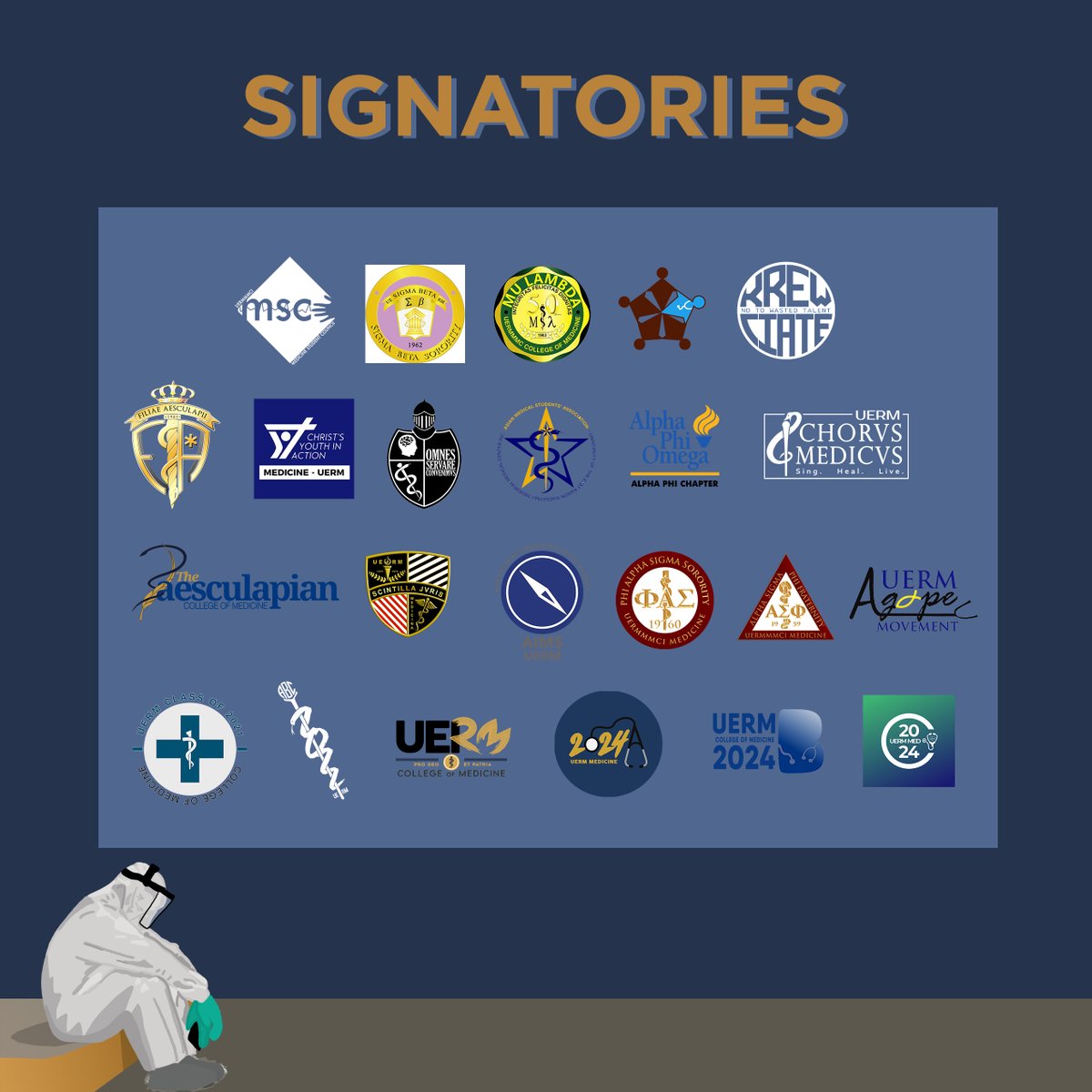 uermmsc's tweet image. [UNITY STATEMENT ON SUPPORTING OUR HEALTHCARE WORKERS]

#TimeOutNow
#DefendFrontliners
#SolusyongMedikalHindiMilitar