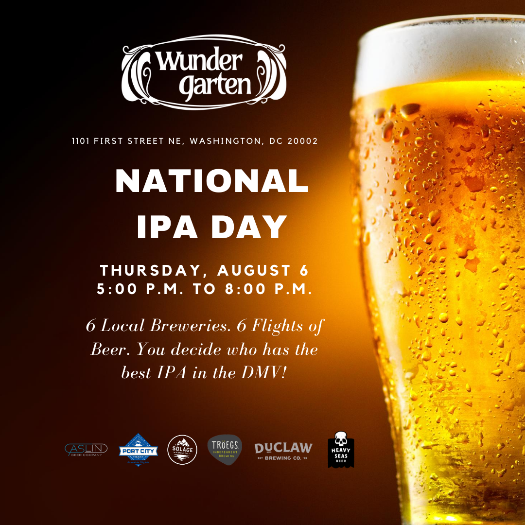 PortCityBrew's tweet photo. This Thursday is #NationalIPADay and we are celebrating with our friends at @WundergartenDC! π»
Head there tomorrow night and enjoy IPA's from 6 local breweries. #IntegralIPA is in it to win best IPA in the DMV π» https://t.co/gY5FOjrjj4