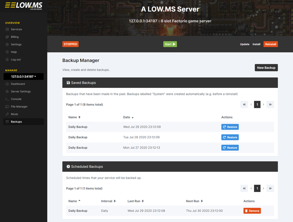 LOW.MS Game Servers tweet media