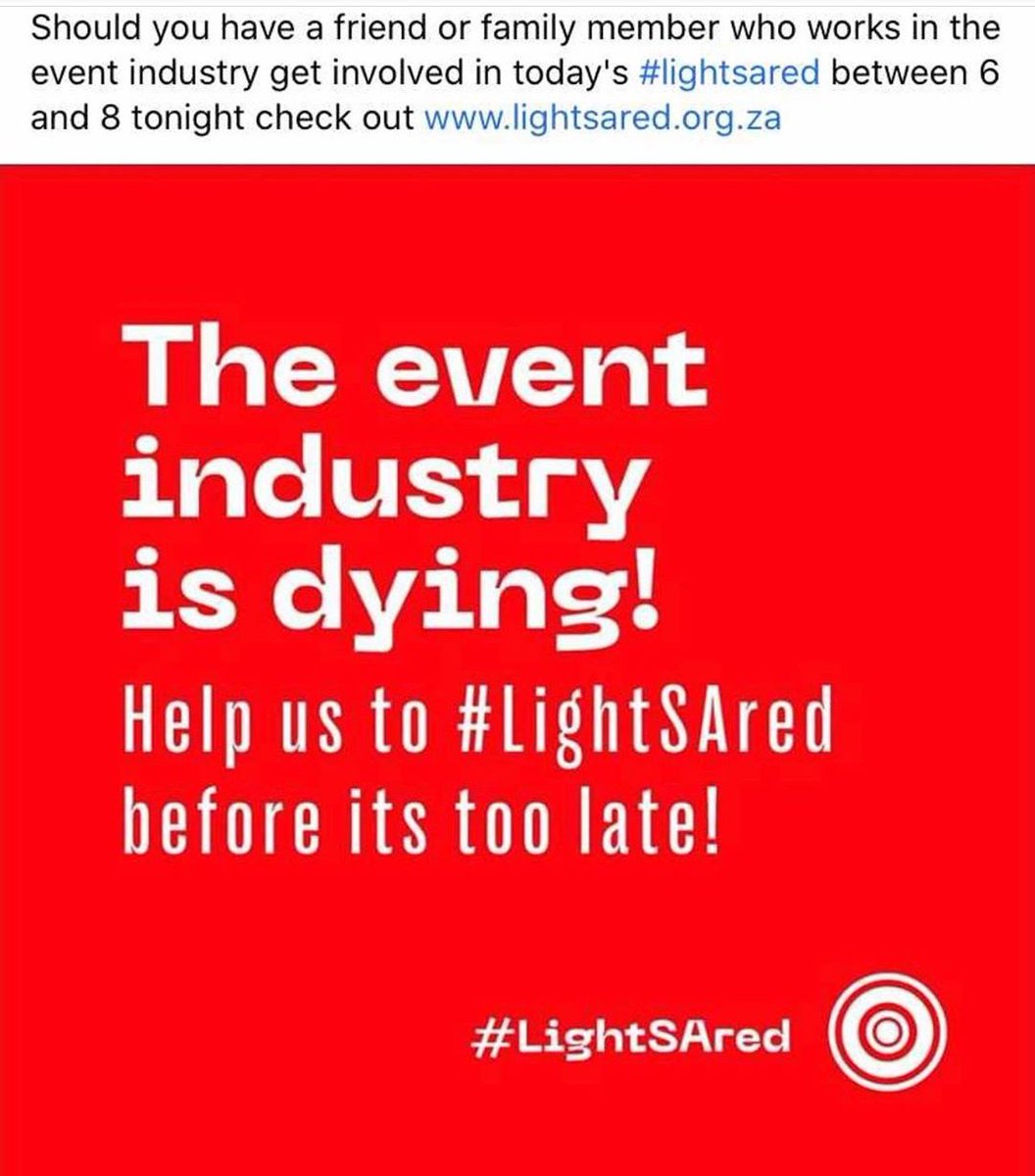 MissBhoza's tweet photo. With everything happening right now, we are left dry with no work. This drought has cascaded down not only affecting our employees but also to all the service providers we use and obviously their families.
#LifeOfAnOrganizer ๐
#LightSAred between 6 and 8. https://t.co/UteeO5JoHD