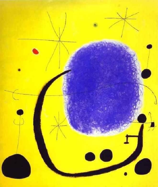 the gold of the azure - joan miro