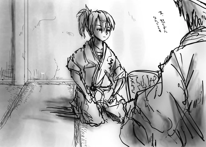 「師匠から教えを受ける少女」

#夏の創作クラスタフォロー祭り
 #絵描きさんと繋がりたい 