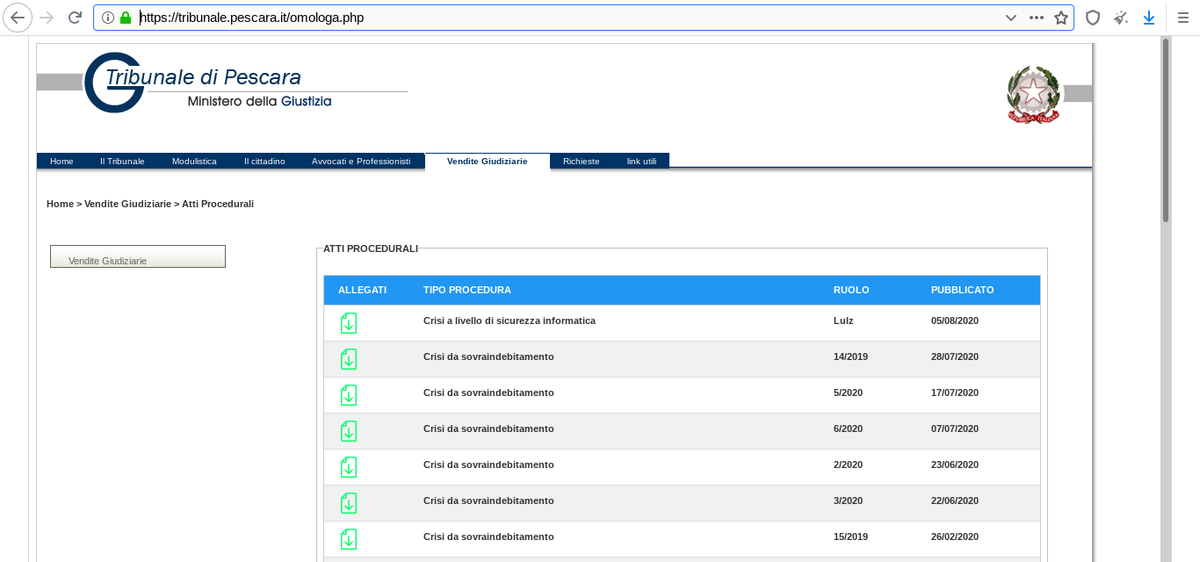 LulzSecurityITA's tweet image. tribunale.pescara.it pwned! #Hacked @minGiustizia fate schifo, e voi sapete quanto! #Anonymous #LulzSecITA