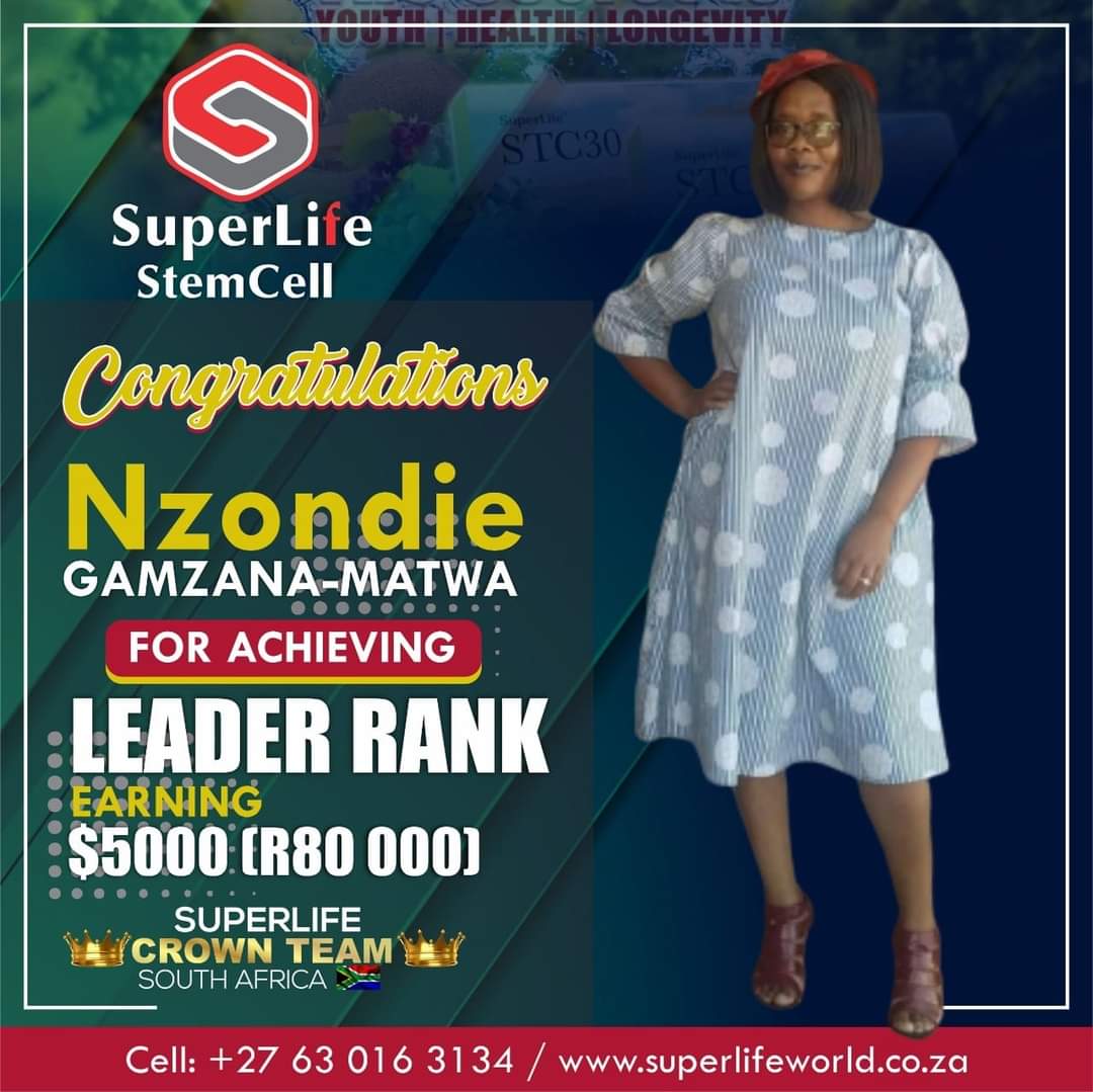 Ladnzo's tweet photo. @MbaliyethuS I am a proud distributor of SuperLife. We are promoting a plant based Stemcell product called STC30.. We have a great product with amazing results and have the best compensation plan
☎️+27630163134 https://t.co/3EAwC0hdP4