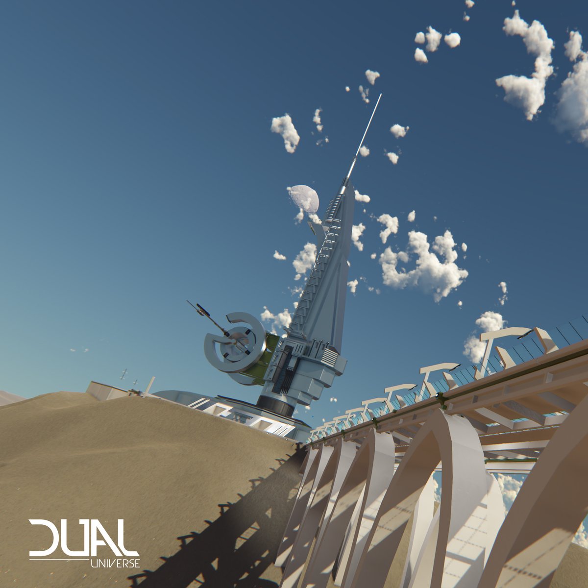 dualuniverse's tweet image. The building possibilities are truly endless with the voxel building technology made possible in Dual Universe. The “Temple of Gaia-Talemai” made by Tango Lima is the perfect example of bringing imagination to life. What will your dream house look like in #DualUniverse? 🏠🌍