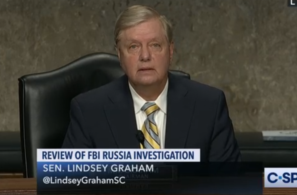 GRAHAM: I guess Ms. Yates had a meeting. With Pres. Obama and intelligence people. In 2017. And I guess they were all right about Russia. It wasn't an obese guy in New Jersey. So. BUT FLYNN WAS INNOCENT CROSSFIRE RAZOR CARTER PAGEoh god i was a JAG I know better oh god