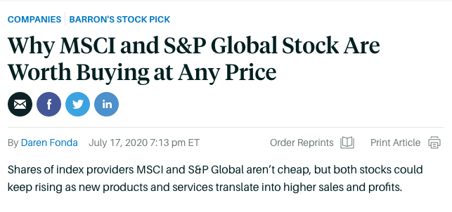 "These were blue-chips that had such high growth prospects that no price was too high to pay."Sound familiar?That was from the Nifty Fifty Now we have this stupidity....