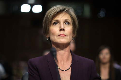 GregRubini's tweet photo. 1. while we listen to the hearing of Sally Yates,
let us recap her charges:
- 3 counts of Conspiracy to Overthrow the Government
- 3 counts of Obstruction of Justice

for a total of 75 years in jail
(if I'm not wrong...)

please Retweet https://t.co/RkbbMDwEhO