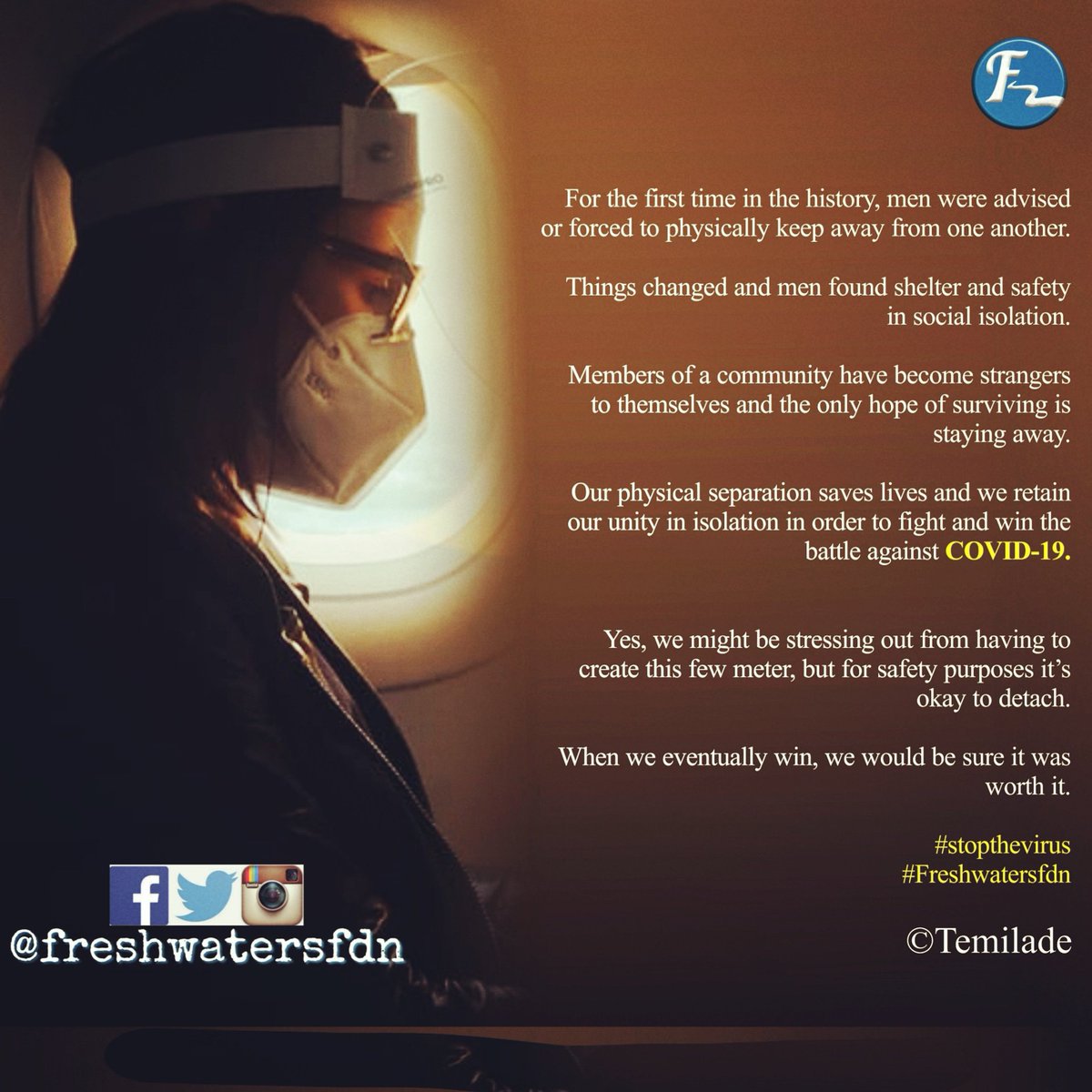 Freshwatersfdn's tweet photo. #stopthevirus
#Freshwatersfdn https://t.co/cFhuzyd2YM