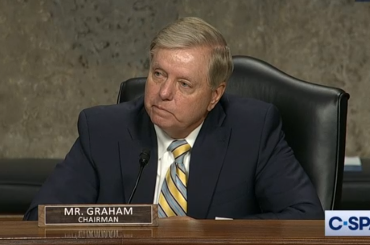 GRAHAM: EXACTLY! Trump is innocent. What do you say for yourself? YATES: *nine cells of vocal cords make noise*GRAHAM: EXACTLY WHAT I MEANT TO SAY BY THE WAY I WILL ANSWER ALL QUESTIONS FOR YOU FOREVER - I WILL BE ORDERING FOR YOU AT RESTAURANTS FROM NOW ON