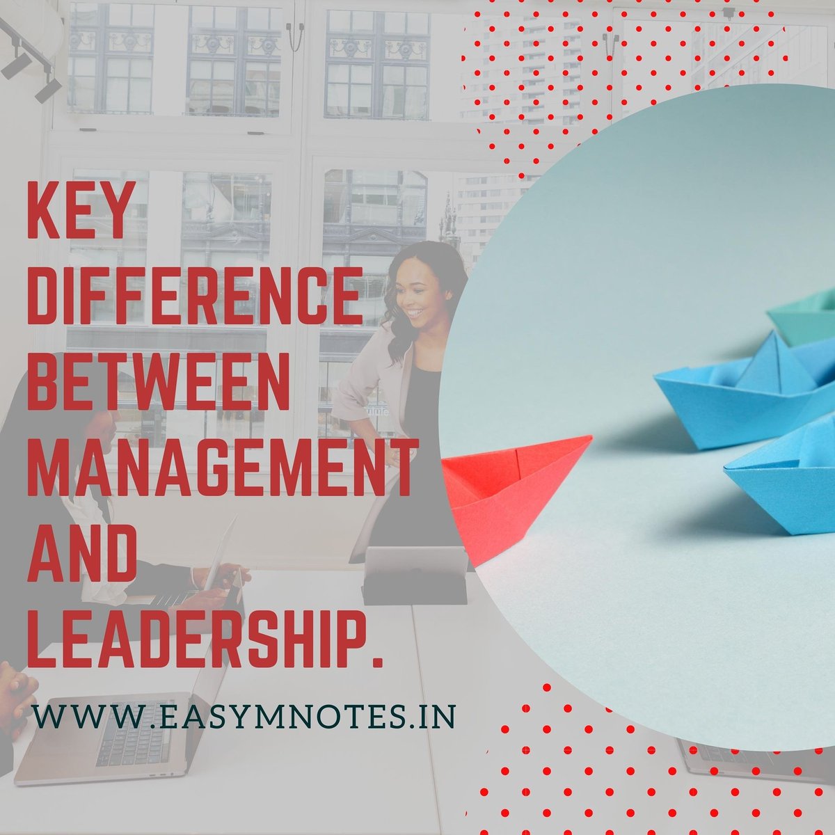 easymnotes's tweet photo. Management and leadership are two different elements, otherwise essential for the success of a business enterprise.
Read the key difference between management and leadership here https://t.co/JClN6rKPsA

.
#Leadership #management #mbanotes #mbastudy https://t.co/NY2piGY4Px