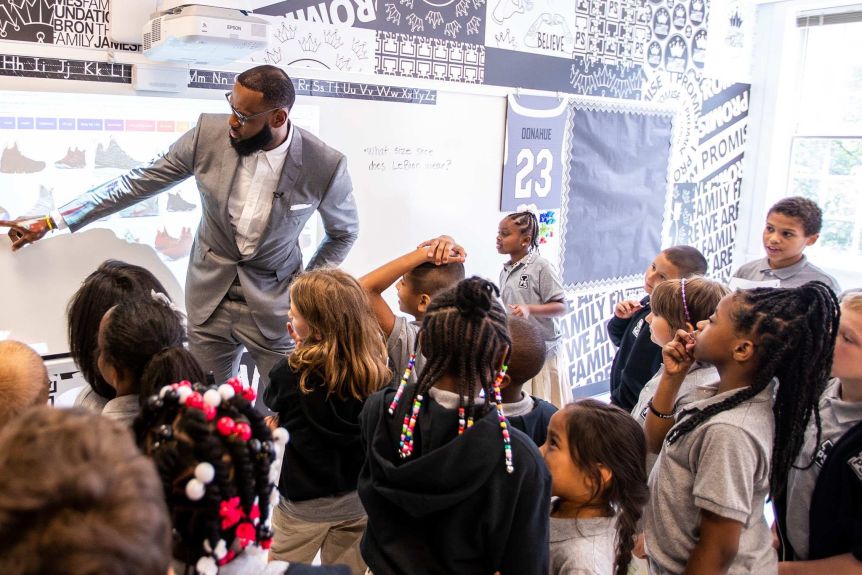 During his 2nd stint in Cleveland, LeBron along with his inner circle worked on creating the 'I Promise' School & Program for 1300+ children from underprivileged Ohio communities.Knowing LeBron James' track record, this is the first of many such philanthropic projects.