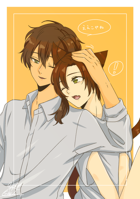 頭を撫でるのtwitterイラスト検索結果