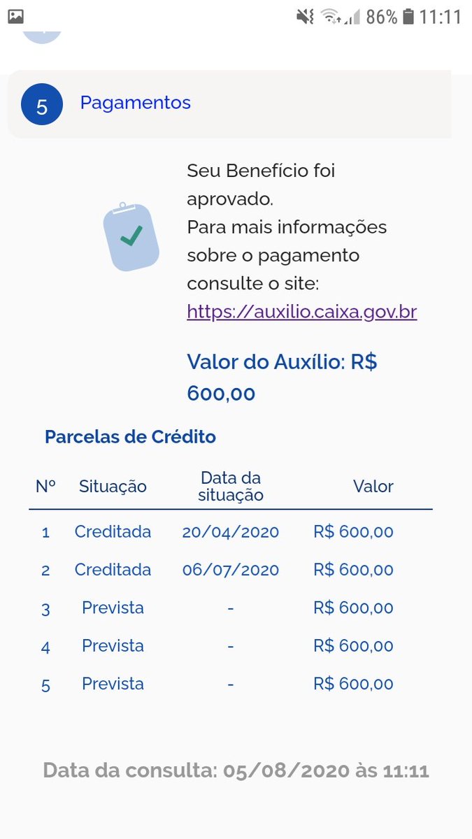 Vinicius_moss's tweet photo. @l_mattheus99 Sigo aprovado, só não atualizou as datas das parcelas https://t.co/7MMVRvL2OI