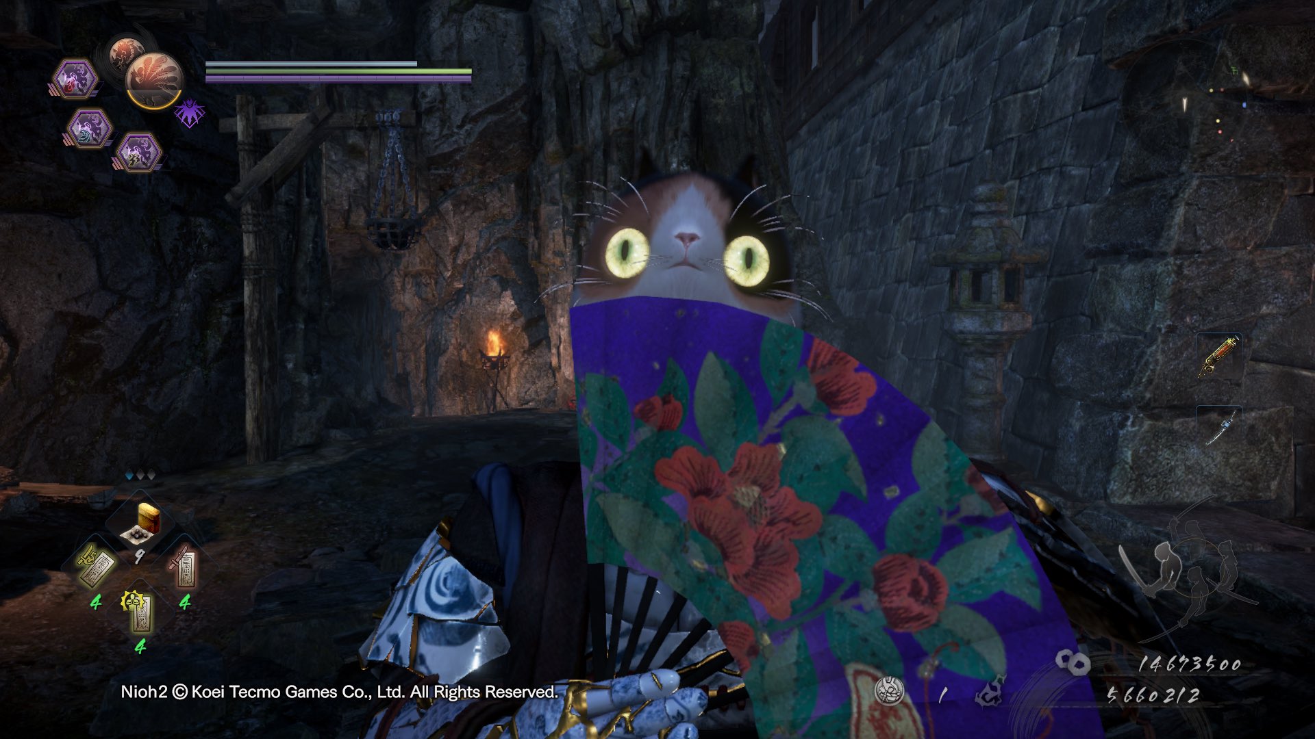 仁王 シリーズ公式アカウント Dlc 第1弾 牛若戦記 新装備紹介 牛若戦記 では 新装備として オープニングムービーで主人公が身に付けている 頭装備 夜駆けの面頬 を追加いたしました その他 すねこすり帽子という防具も ぜひ入手して