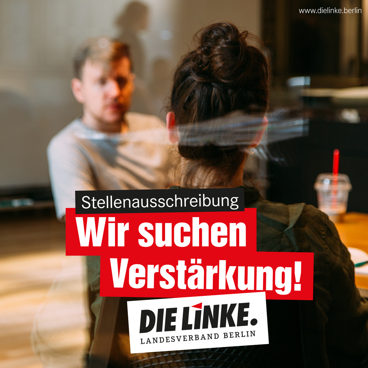 +++ Stellenausschreibung: Wir suchen zum 24. August eine*n Mitarbeiter*in (w/m/d). Bewerbungsfrist ist der 14. August. Deshalb schnell weitersagen. Alle Infos hier 👉 dielinke.berlin/partei/ausschr… +++