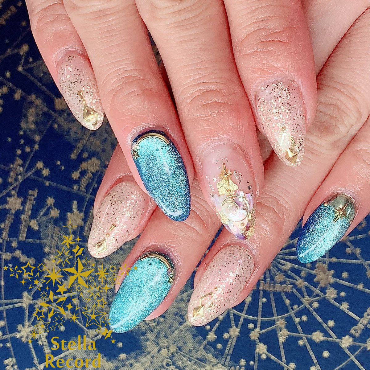 Nail Salon Stella Record Twitterissa モチーフネイル イデア シュ ウド 星に願いを のお衣装イメージの概念 ネイルでデザインしました 今話題のスターギャラクシーネイルでキラキラに アクセサリー類もニュアンスで入れて子供っぽくならないようにデザイン Nail Salon Stella Record Twitterissa モチーフネイル イデア シュ ウド 星に願いを のお衣装イメージの概念 ネイルでデザインしました 今話題のスターギャラクシーネイルでキラキラに アクセサリー類もニュアンスで入れて子供っぽくならないようにデザイン
