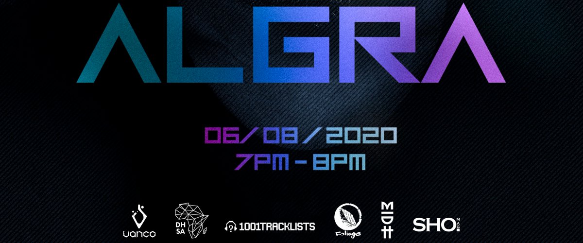 ShoMagazine's tweet photo. Coming up this Thursday-7PM at ALGRA with @vanco_sa live mix. Streaming live on our Facebook Page.
https://t.co/eOtL16Vfe0
#Algra #AfroHouse #ShoMag #SouthAfrica https://t.co/muKsYuADih