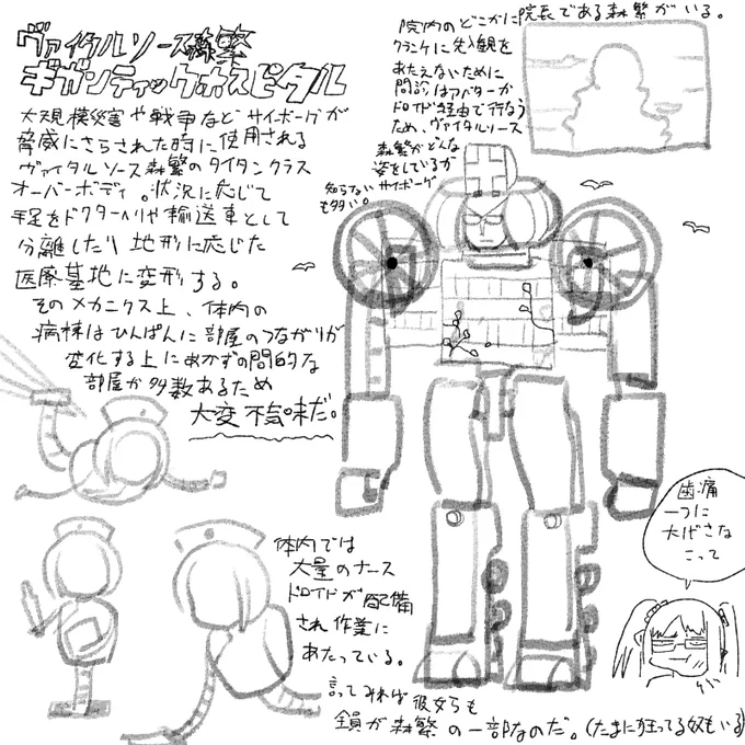 #マシーナリーとも子オリジナルサイボーグコンテスト
そういや巨大サイボーグっていないのかしら… 