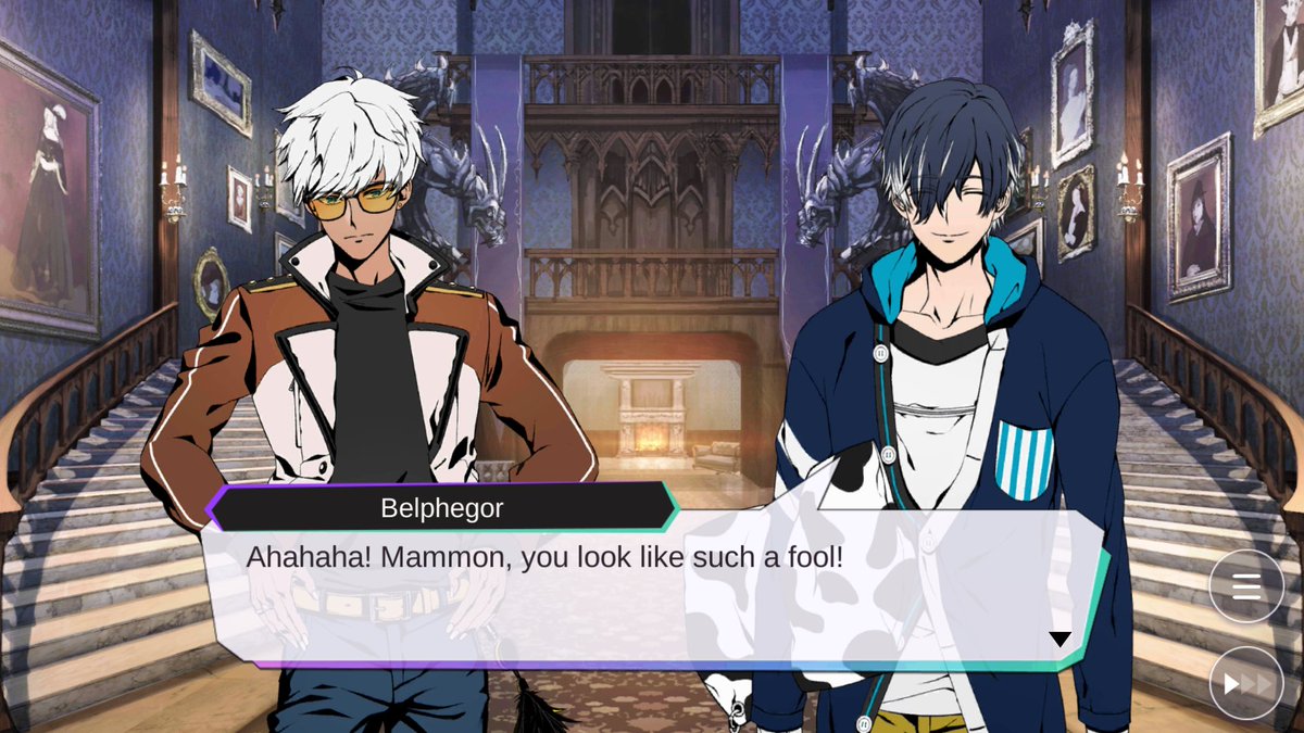 mammon but as you scroll down, he slowly starts to care about you[ a thread ]