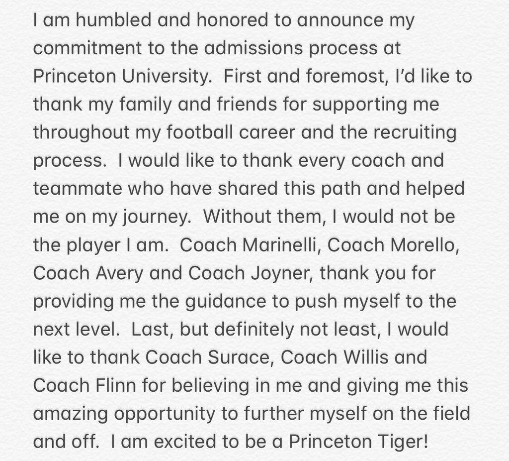 Atiim15Barber's tweet photo. COMMITTED🧡🖤 #ORANGEJU21CE @GreenwichFB @PrincetonFTBL https://t.co/NIBz68YnJc
