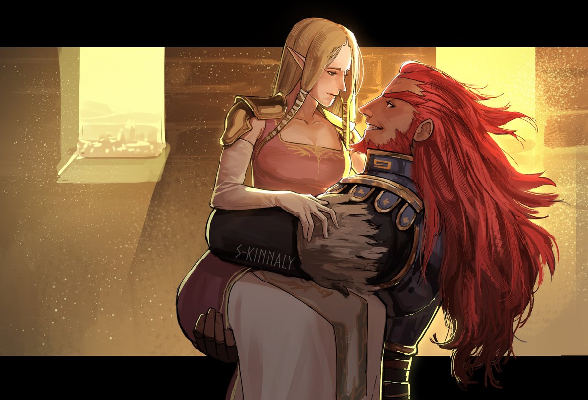 A Zelgan doodle from 2015 - 2020 #ganondorf #zelda #zelgan.