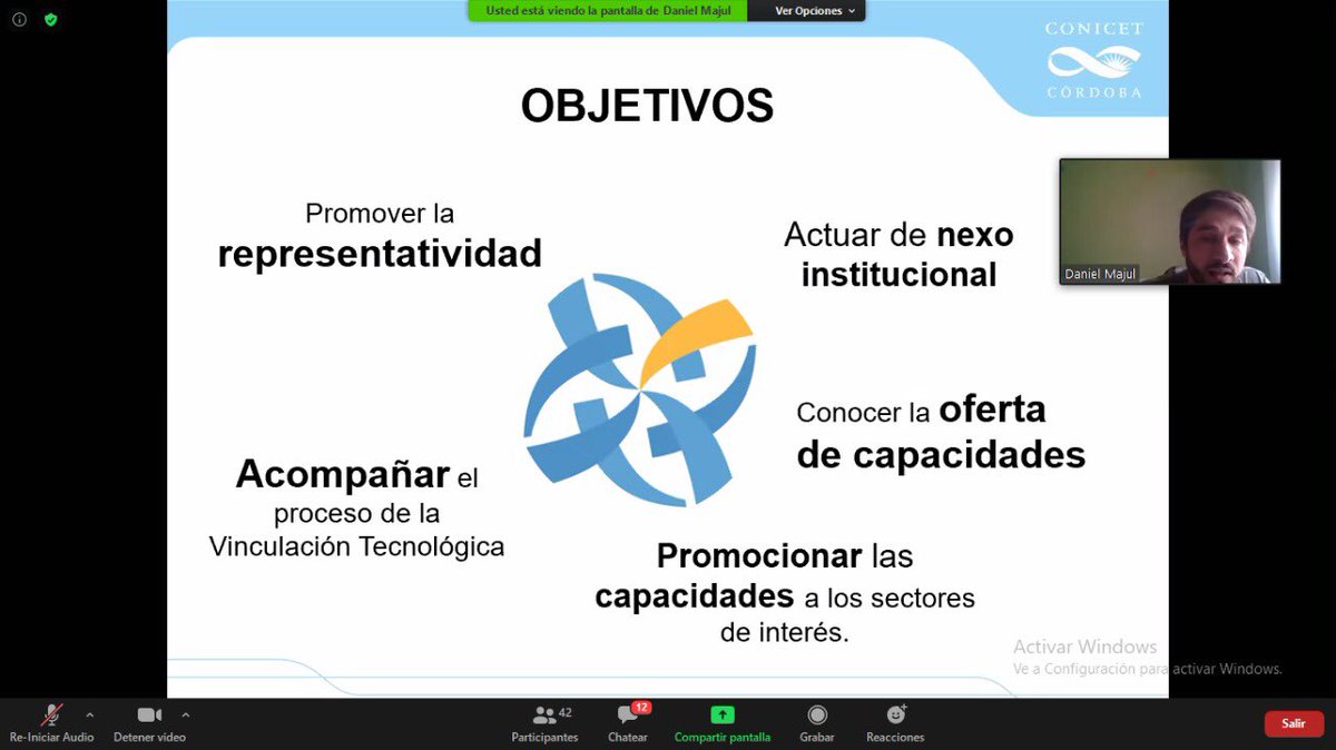conicetcordoba's tweet photo. 🌐 De manera virtual y con gran participación de los institutos integrantes, se realizó la reunión mensual de la Red de #VinculaciónTecnológica de #Córdoba, una iniciativa de la Oficina de Vinculación Tecnológica (OVT) perteneciente a #CONICET #CCTCórdoba. https://t.co/d7ncTZlmw9