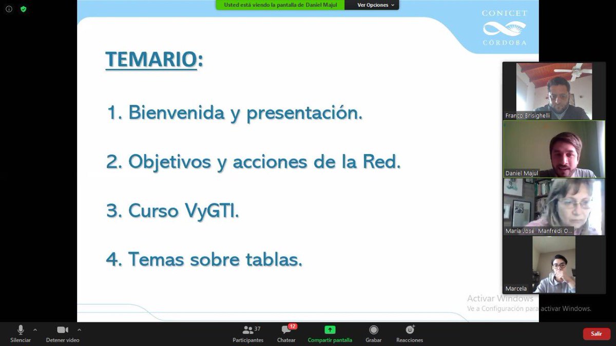 conicetcordoba's tweet photo. 🌐 De manera virtual y con gran participación de los institutos integrantes, se realizó la reunión mensual de la Red de #VinculaciónTecnológica de #Córdoba, una iniciativa de la Oficina de Vinculación Tecnológica (OVT) perteneciente a #CONICET #CCTCórdoba. https://t.co/d7ncTZlmw9