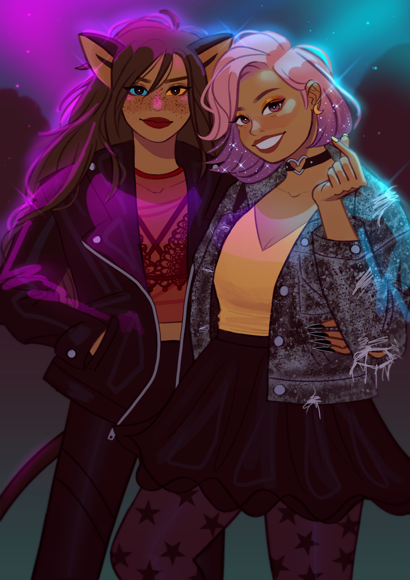 mimimar__'s tweet photo. a few shera (mostly catra) commissions i did last month✨
#spop #catradora #glitra https://t.co/RDe4Z6IFAs