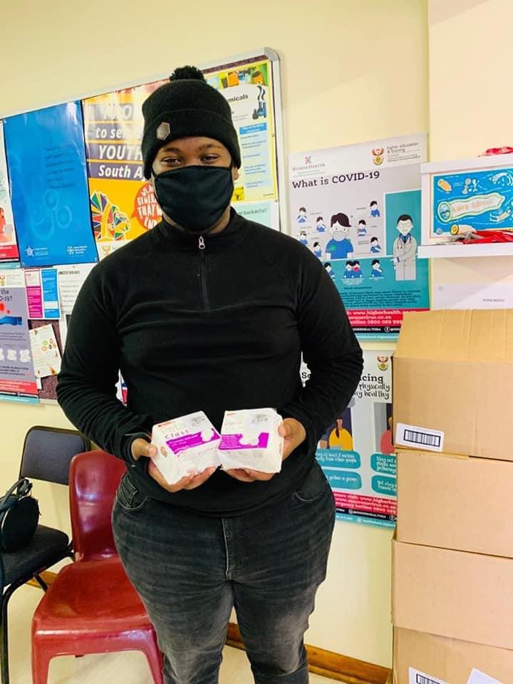 NmuSrc's tweet photo. The SRC also well donated sanitary towels at the North Campus clinic for the disadvantaged students in celebration of the Women’s Month 🌸

#SRCatwork ✊🏾
#nmusrc https://t.co/K7YcAI4DLp