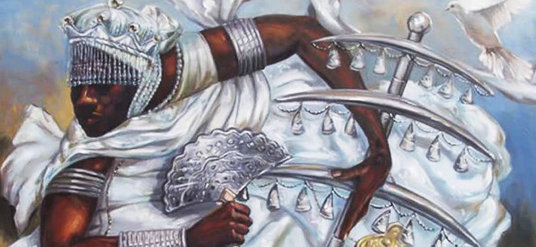 There were a lot of scenes that reminded me of Obatala, the orisa that created humans out of clay. The orisa of white cloth, of wisdom and introspection. His form is also pretty fluid. Since he created humans, he’s able to shift into whatever gender he pleases.