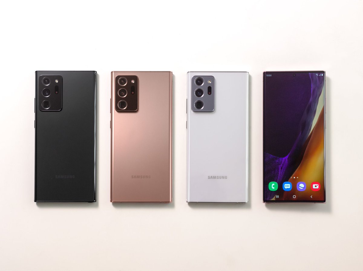 adarkhands's tweet photo. Note20 BTS 🇰🇷บังทัน 🤣
Samsung Galaxy Note 20 x Note 20 Ultra
- จอ 120Hz
- ชิป Snapdragon 865
- กล้อง 108MP
- แรม/ความจุ 12GB RAM/512GB
- แบต 4,300mAh , 4,500mAh
#Unpacked2020
#GadPod https://t.co/DmUl7fqrEl