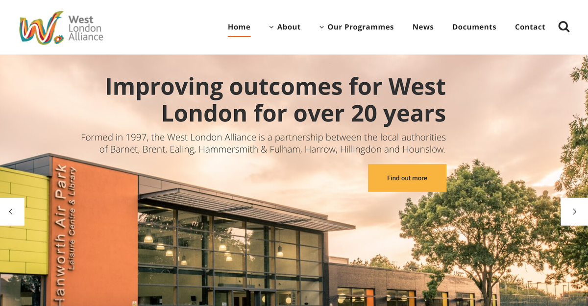 WLA_tweets's tweet photo. Our new West London Alliance website is now live.

Visit https://t.co/mq9YkrJjEc to find out more about our programmes and to view our Vision for Growth for #WestLondon https://t.co/E21unRcoOG