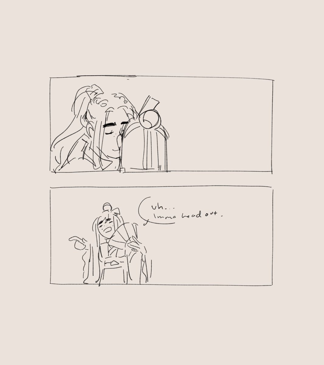 another comic set in nmj lives au :((( hope yall arent tired of these comics bc i have so many sitting in my head ...
bonus: