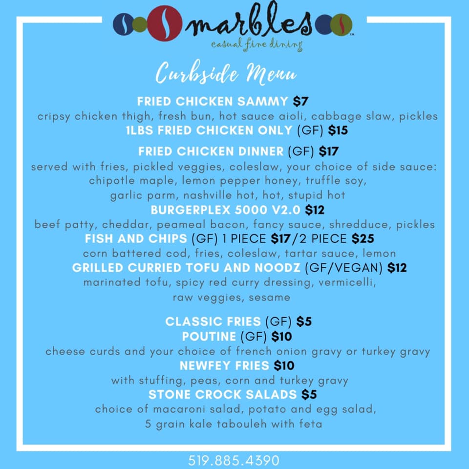 Our takeout features this week are a #vegan and #glutenfree Arugula Salad with Crispy Tofu and our #glutenfree Chicken Wings! 🍗 Wanting to get out of the house? Join us on our patio today! #kwawesome #explorewr #waterlooregion #uptownwaterloo #foodie